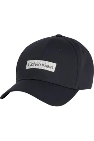 Calvin Klein Akcesoria, Mężczyzna, Czarny, ONE SIZE, Czarna Czapka z Logo