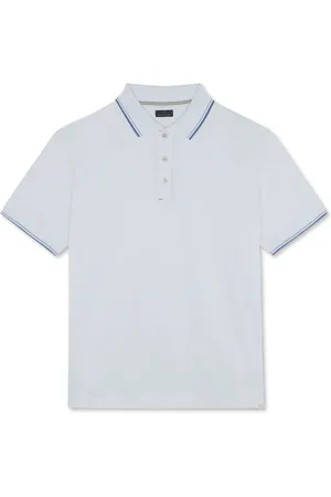 Paul & Shark Koszulki, Mężczyzna, Biały, 2XL, Pikowany Polo z Paskami