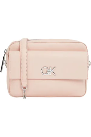 Calvin Klein Torebki, Kobieta, Różowy, ONE SIZE, Kamera Torba Kieszonkowa Stylowy Design