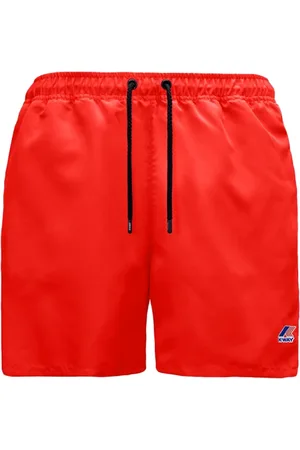 K-Way Stroje kąpielowe, Mężczyzna, Czerwony, XL, Nylon, Czerwone Męskie Kąpielówki Boxer