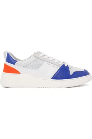 Salvatore Ferragamo Buty, Mężczyzna, Wielobarwność, 42 1/2 EU, Wielokolorowe niskie buty sportowe z siateczką