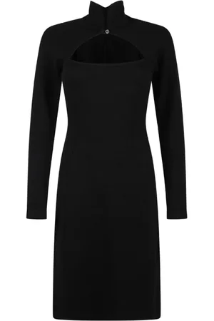 Vivienne Westwood Sukienki, Kobieta, Czarny, M, Czarna Sukienka Pamela z Haftem Orb