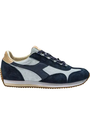 Diadora Buty, Mężczyzna, Niebieski, 44 EU, Skóra, Heritage Sneaker Equipe Suede SW