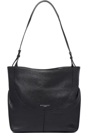 Gianni chiarini Torebki, Kobieta, Czarny, ONE SIZE, Czarna Torba Minerva z Magnetycznym Zapięciem