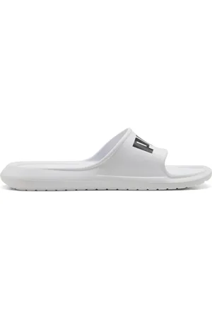 PUMA Buty, Mężczyzna, Biały, 43 EU, Len, Białe Klapki Divecat V2