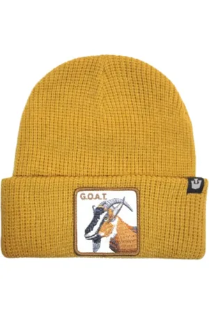 Goorin Bros. Akcesoria, Kobieta, brązowy, ONE SIZE, Len, Animal Farm Czapka Beanie Brązowa