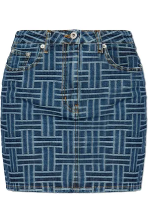 Kenzo Spódnice, Kobieta, Niebieski, W28, Denim, Denimowa Spódnica