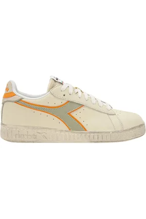 Diadora Buty, Mężczyzna, Beżowy, 45 1/2 EU, Zamsz, Żółte Niskie Buty Sportowe Skórzane