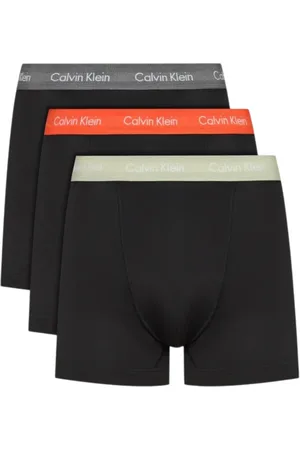 Calvin Klein Bielizna, Mężczyzna, Wielobarwność, XL, Czarna Trunk Boxer 3-Pack