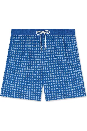 Paul & Shark Stroje kąpielowe, Mężczyzna, Niebieski, 2XL, Kąpielówki z mikrowzorem Riviera Hello Capri