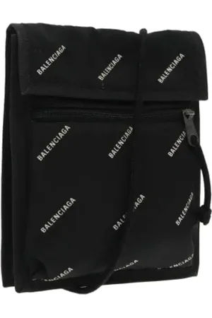 Balenciaga Pre-owned, Kobieta, Czarny, ONE SIZE, Nylon, Pre-owned Nylon pouches