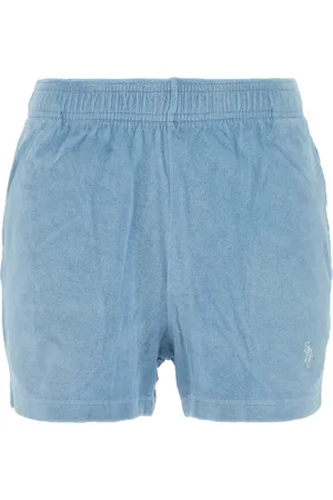 Sporty & Rich Szorty, Kobieta, Niebieski, M, Denim, Casual Denim Shorts dla Mężczyzn