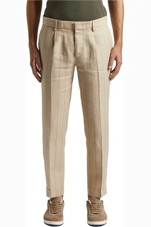 PESERICO SIGN Spodnie, Kobieta, Beżowy, 4XL, Ermenegildo Zegna lniane spodnie chino