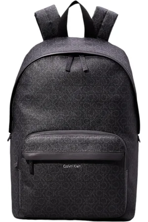 Calvin Klein Torebki, Mężczyzna, Czarny, ONE SIZE, Minimalistyczny okrągły plecak w Triple