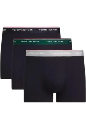 Tommy Hilfiger Bielizna, Mężczyzna, Czarny, M, Zestaw Czarnych Boxerek, Bawełniana Talia