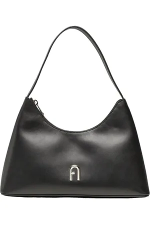 Furla Torebki, Kobieta, Czarny, ONE SIZE, Skóra, Torebka na ramię Diamante S