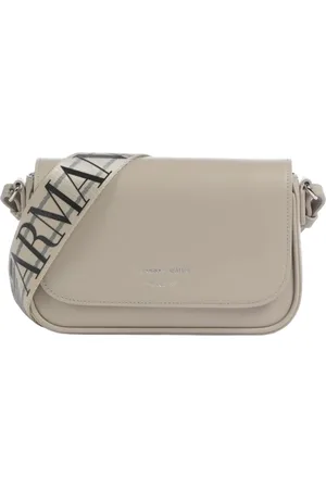 Emporio Armani Torebki, Kobieta, Beżowy, ONE SIZE, Skóra, Torba Crossbody