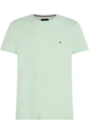 Tommy Hilfiger Koszulki, Mężczyzna, Zielony, S, Stylowe T-shirty i Pola