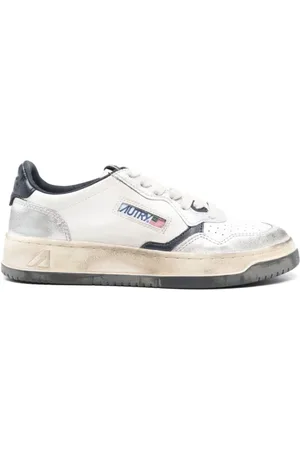 Autry Buty, Kobieta, Biały, 36 EU, Eleganckie Skórzane Sneakersy Nf 07 Aw 24