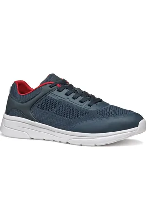 Geox Buty, Mężczyzna, Niebieski, 42 EU, Niebieskie Sneakersy dla Mężczyzn