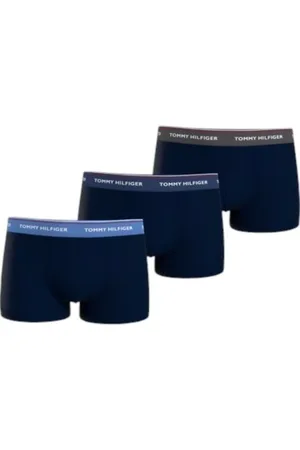 Tommy Hilfiger Bielizna, Mężczyzna, Niebieski, S, Zestaw Bokserek w Wielu Kolorach
