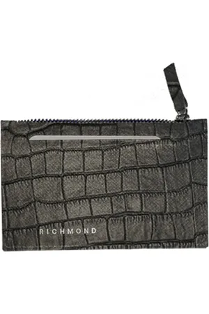 John Richmond Akcesoria, unisex, Czarny, ONE SIZE, Skóra, Wallets Cardholders