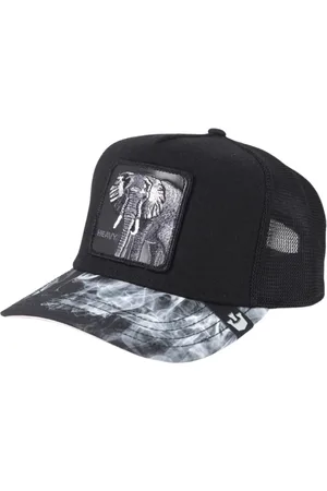 Goorin Bros. Akcesoria, Kobieta, Czarny, ONE SIZE, Wełna, Animal Farm Trucker Cap Czarny Unisex