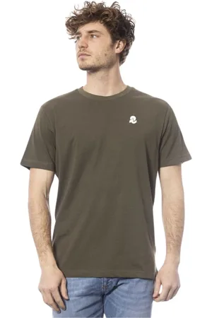 Invicta Koszulki, Mężczyzna, Zielony, XL, T-shirt z nadrukiem na piersi