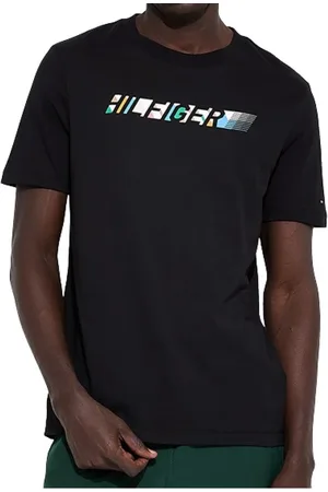 Tommy Hilfiger Koszulki, Mężczyzna, Czarny, 2XL, Stylowe T-shirty i Pola