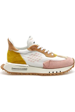 BE POSITIVE Buty, Kobieta, Wielobarwność, 41 EU, Bawełna, Różowe Sneakersy Space Race