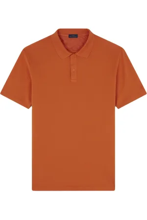 Paul & Shark Koszulki, Mężczyzna, Pomarańczowy, 2XL, Pikowany Polo z Bawełny