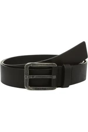 Calvin Klein Akcesoria, Mężczyzna, Czarny, 100 CM, Metalowe Logo Pasek Prezentowy Czarny Mężczyźni