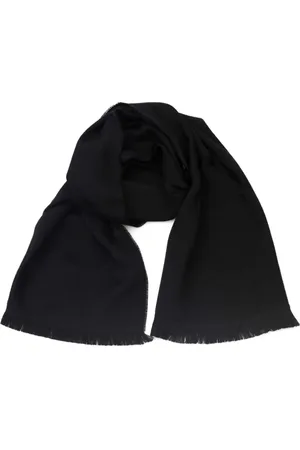 Philipp Plein Akcesoria, Mężczyzna, Czarny, ONE SIZE, Len, Logo Stola Unisex Czarna Jesień/Zima 2023