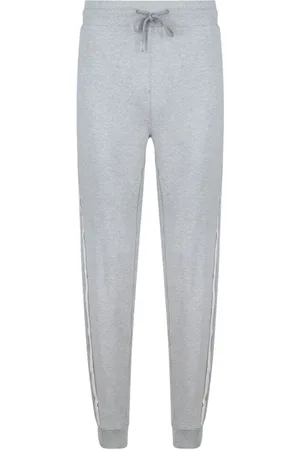 Tommy Hilfiger Spodnie, Mężczyzna, Szary, M, Szare Spodnie Jogger z Logo