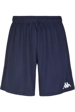 Kappa Szorty, Mężczyzna, Niebieski, L, Poliester, Niebieskie Spodenki Sportowe Regular Fit