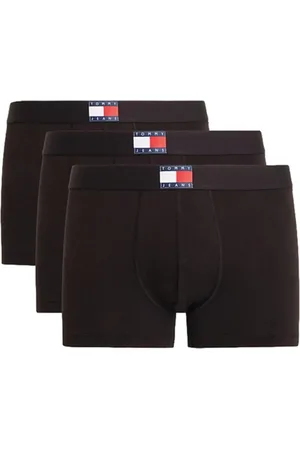 Tommy Hilfiger Bielizna, Mężczyzna, Czarny, M, Zestaw Czarnych Boxerek, Bawełniany Pas