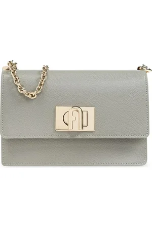 Furla Torebki, Kobieta, Szary, ONE SIZE, Szara Mini Torba na Ramię