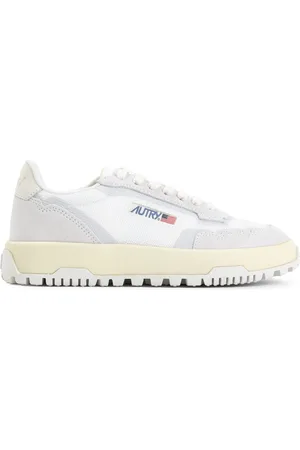 Autry Buty, Kobieta, Biały, 38 EU, Zamsz, Białe Sneakersy dla Kobiet