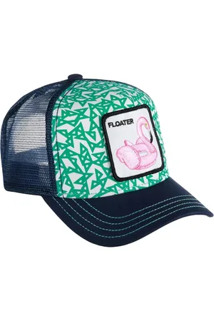 Goorin Bros. Akcesoria, Kobieta, Wielobarwność, ONE SIZE, Bawełna, Niebieski Czapka Trucker Baseballowa Unisex