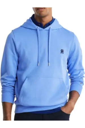 Tommy Hilfiger Bluzy, Mężczyzna, Niebieski, 2XL, Stylowe Płaszcze Kolekcja
