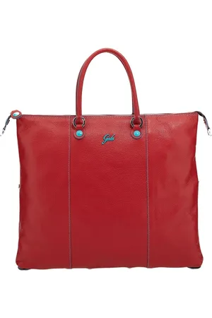 Gabs Torebki, Kobieta, Czerwony, ONE SIZE, Bawełna, Czerwona Torba Shopper Wielofunkcyjna