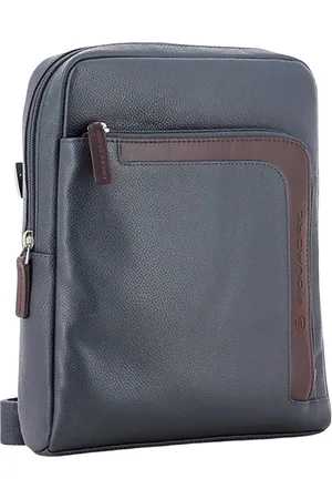 Piquadro Torebki, Mężczyzna, Niebieski, ONE SIZE, Niebieska Organizator Torba Męska na Ramię