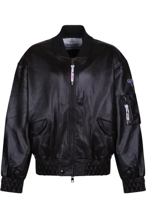 Vivienne Westwood Kurtki, Mężczyzna, Czarny, L, Czarna Kurtka Bomber Z Powłoką
