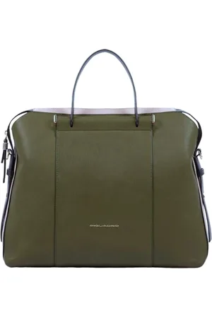 Piquadro Torebki, Kobieta, Zielony, ONE SIZE, Zielona torba na komputer i i Pada