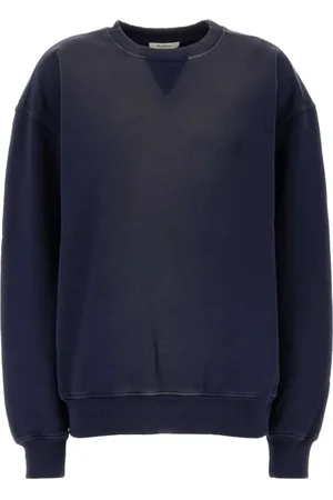 J.W.Anderson Bluzy, Kobieta, Niebieski, L, Niebieski Bawełniany Oversize Sweatshirt
