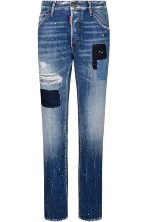 Dsquared2 Jeansy, Mężczyzna, Niebieski, L, Navy Cool Guy Jeansy