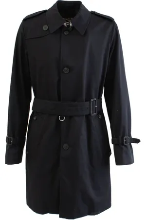 Aquascutum Płaszcze, Mężczyzna, Czarny, L, Czarna Kurtka Męska Fly London
