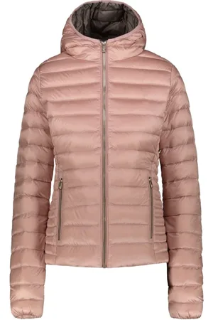 Ciesse Kurtki, Kobieta, Różowy, L, Nylon, Różowa Parka Kurtka z Kapturem i Wodoodporna