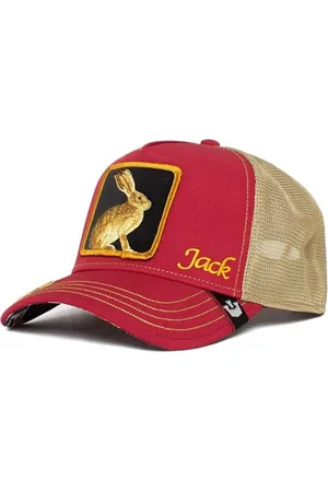 Goorin Bros. Akcesoria, Kobieta, Czerwony, ONE SIZE, Len, Czerwony Trucker Cap Kolekcja Animal Farm