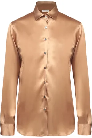 BLANCA Bluzki, Kobieta, Żółty, 2XS, Metallic Shirt Moda Damska
